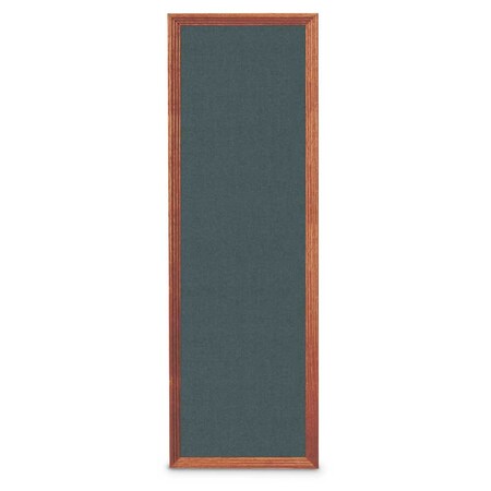 United Visual Products Slim Style Indoor Enclosed Corkboard, 24", UVRDS23SBH-SATIN-CLOUD UVRDS23SBH-SATIN-CLOUD